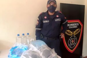 Donación EP Bioseguridad Bomberos Colombia KPN