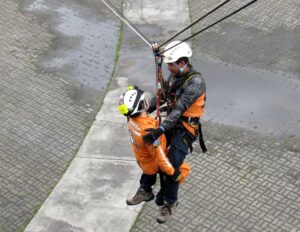 Arnés de seguridad para rescate en alturas 